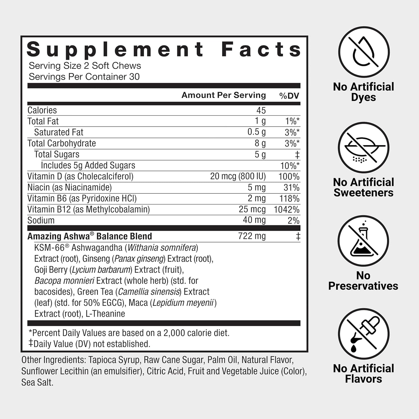 Force Factor Amazing Ashwa Ashwagandha Supplement for Stress Relief and Immune Support