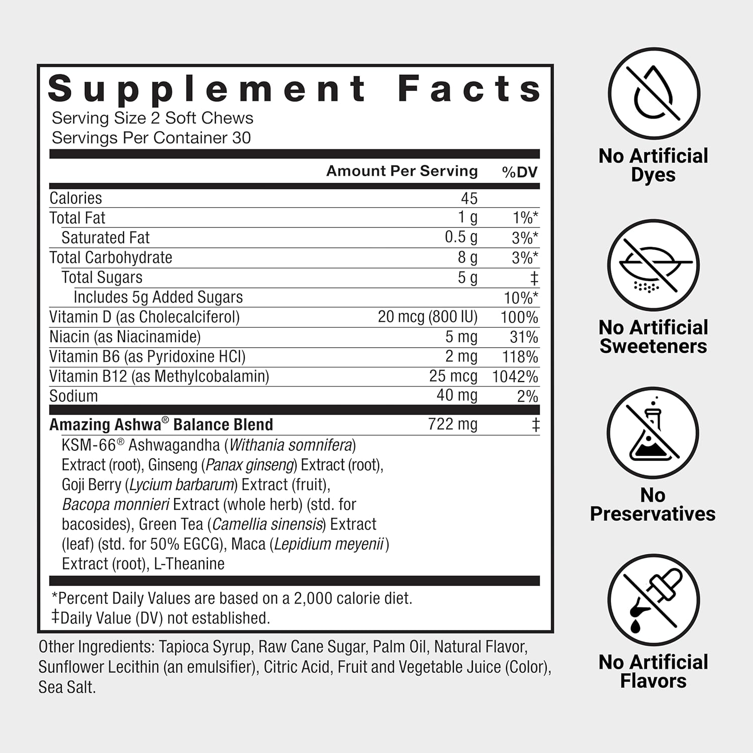 Force Factor Amazing Ashwa Ashwagandha Supplement for Stress Relief and Immune Support