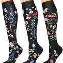 WITHYOU 3 Pairs Compression Socks 15-20 mmHg for Women and Men