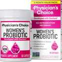 Physician's CHOICE Probiotics for Women - PH Balance, Digestive, UT, & Feminine Health - 50 Billion CFU - 6 Unique Strains for Her - Organic Prebiotics, Cranberry Extract+ - Women Probiotic - 30 CT