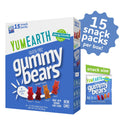 YumEarth Organic Gummy Bears - Fruity Gummy Candy Snack Packs, Gluten Free Snacks for Kids - Allergy Friendly, Non-GMO, No Artificial Dyes - Assorted Flavors, 10.5 oz. (Pack of 15)