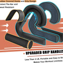 Neutral Grip Handles for Pull Up, Deadlift, Resistance Bands Home Gym Fitness