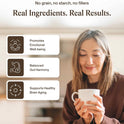 Real Mushrooms Lions Mane Mushroom Cognition (120 Capsules) Lions Mane Mushroom Powder Extract Capsules | Brain Supplement, Brain Vitamins, Focus Supplement