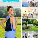 comness cervical neck traction device over door for home use portable neck stretcher