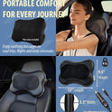 Zyllion Shiatsu Back and Neck Massager with Heat - 3D Electric Kneading Deep Tissue Massage Pillow