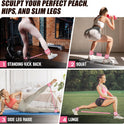 KUZARO Ankle Resistance Bands - Leg & Glutes Workout Equipment, Booty Trainer