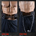 Dip Belt With 37-40" Chain, 550-650lbs Capacity, Weightlifting Belt for Dips & Pullups