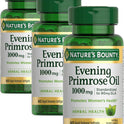 Nature's Bounty Primrose Oil 1000mg, Promotes Women's Health, Herbal Supplement, Gluten Free, 60 Rapid release Softgels