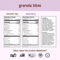 MadeGood Granola Bites Chocolate Chip & Mixed Berry Variety Pack (28 Count) Gluten Free and Organic Snacks