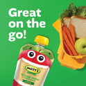 Mott's No Sugar Added Applesauce Variety Pack, 4 Flavors – Apple, Strawberry, Cinnamon & Blueberry, Made from Real Fruit, No Artificial Flavors, 3.2 Clear Pouches, 20 Pack