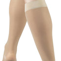 Truform 15-20 mmHg Women's Knee High Compression Stockings, 20 Denier, Nude, Medium