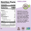 Lenny & Larry's Cookie-fied Protein Bar – Cookies & Creme Vegan Protein Bars 9x45g – Healthy Snacks with 12g Plant Protein & 5g Fiber – Gluten free Power Bar, Keto Friendly, Non-GMO & Vegan