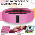 Fabric Resistance Bands, 3 Levels for Workout, Leg Strength Training, Rehab, Yoga