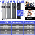 Resistance Bands Set for Working Out with 4 Fabric Elastic Bands