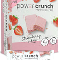 Power Crunch Whey Protein Bars, High Protein Snacks with Delicious Taste, Strawberry Cream, 1.4 Ounce (12 Count)