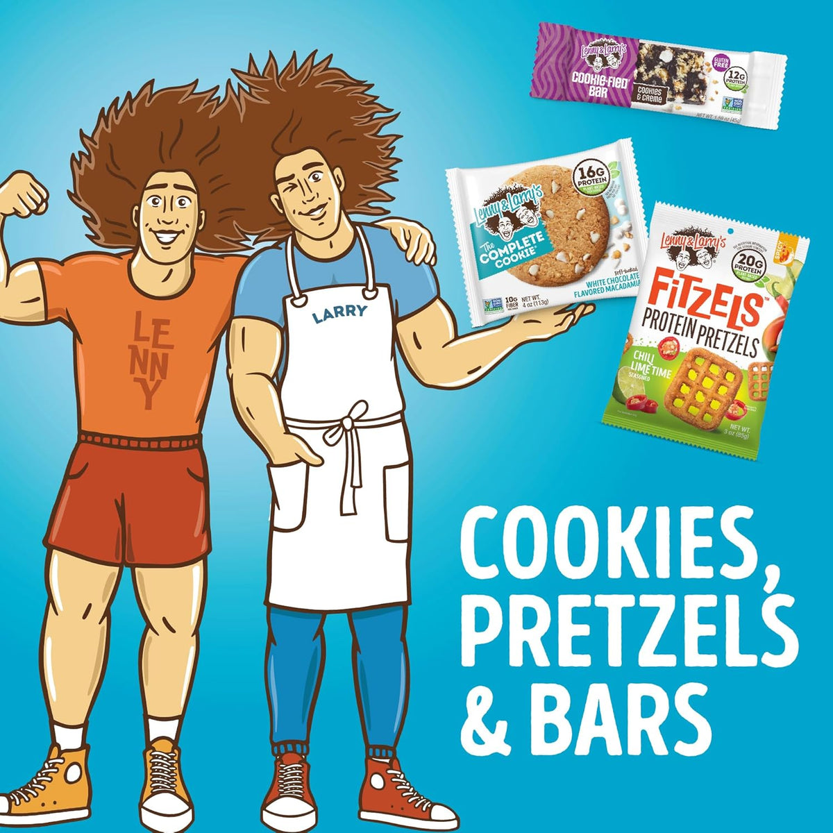 Lenny & Larry's Complete Protein Cookie, [Oatmeal Raisin], Chewy Soft Baked, 16g Plant Protein, Vegan, Non-GMO, High Fiber, [4 Ounce] Cookie (Pack of 12)