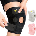 Bracoo Knee Support Brace for Men Women, Adjustable Compression Sleeve Wrap