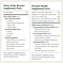 Snap Supplements Nitric Oxide Booster + Prostate Health Supplements for Men, Circulation, Stamina & Urinary Support, L-Citrulline, L-Arginine, Saw Palmetto for Men, Caffeine-Free, 60 + 90 Capsules
