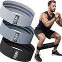Tribe Fabric Resistance Bands - 3 Pack for Workout, Booty, Legs & Glute - Non-Slip Exercise Bands
