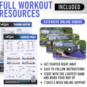 Resistance Bands Set for Working Out with 4 Fabric Elastic Bands