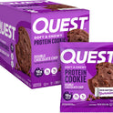 Quest Soft & Chewy Protein Cookie - 15g Protein - Double Chocolate Chip (12 Cookies)