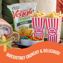 Sensible Portions Garden Veggie Snacks - Veggie Straws, Gluten Free, Snack Size Sea Salt, 1 Oz (Pack of 24)
