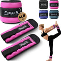 BAGAIL Ankle Wrist Weights for Women & Men, 1-10 LBS Adjustable Leg Arm Weights