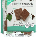 Power Crunch Protein Wafer Bars, High Protein Snacks with Delicious Taste, Chocolate Mint, 1.4 Ounce (12 Count)