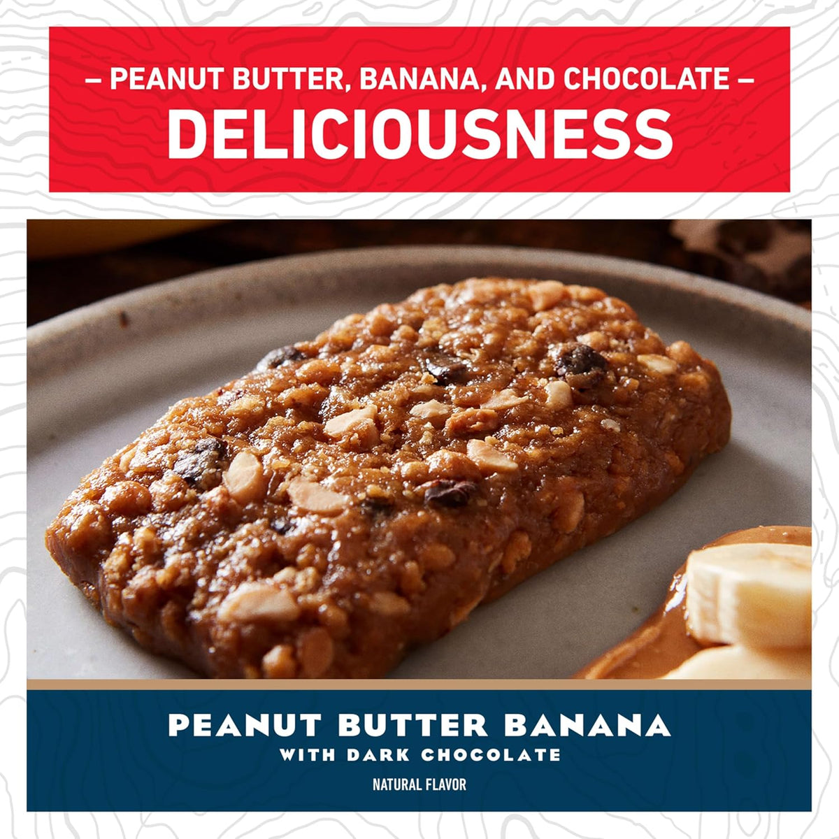 CLIF BAR - Energy Protein Bars - Peanut Butter Banana with Dark Chocolate - Made with Organic Oats - Energy Bars - Non-GMO - (10 Pack)