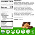 Orgain Organic Vegan Protein Bars, Peanut Butter Chocolate Chunk - 10g Plant Based Protein, Low Calorie Healthy Snacks, No Lactose or Soy Ingredients, Gluten Free, Non-GMO - 1.41 Oz (Pack of 12)