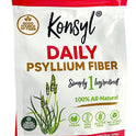 Konsyl Daily Psyllium Fiber Powder 19oz Natural Unflavored Soluble Dietary Fiber Supplement