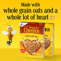 Honey Nut Cheerios Cereal, Limited Edition Heart Shapes, Affirmations Box, Heart Healthy, Gluten Free, Giant Size, 27.2 oz