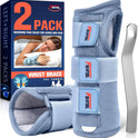 Featol Carpal Tunnel Wrist Brace Night Support 2 Pack for Pain Relief