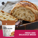 Kate Naturals Vital Wheat Gluten for Bread Making, Baking & Seitan. Compatible with Bread Machine (12oz, High Protein Flour)