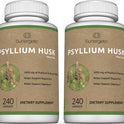 Premium Psyllium Husk Fiber Supplement 1450mg, 240 Capsules