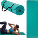 Gaiam 10mm Yoga Mat with Carrying Strap for Home Workouts