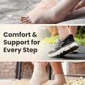 KEMFORD Ankle Compression Sleeve - 20-30mmHg, Beige, M