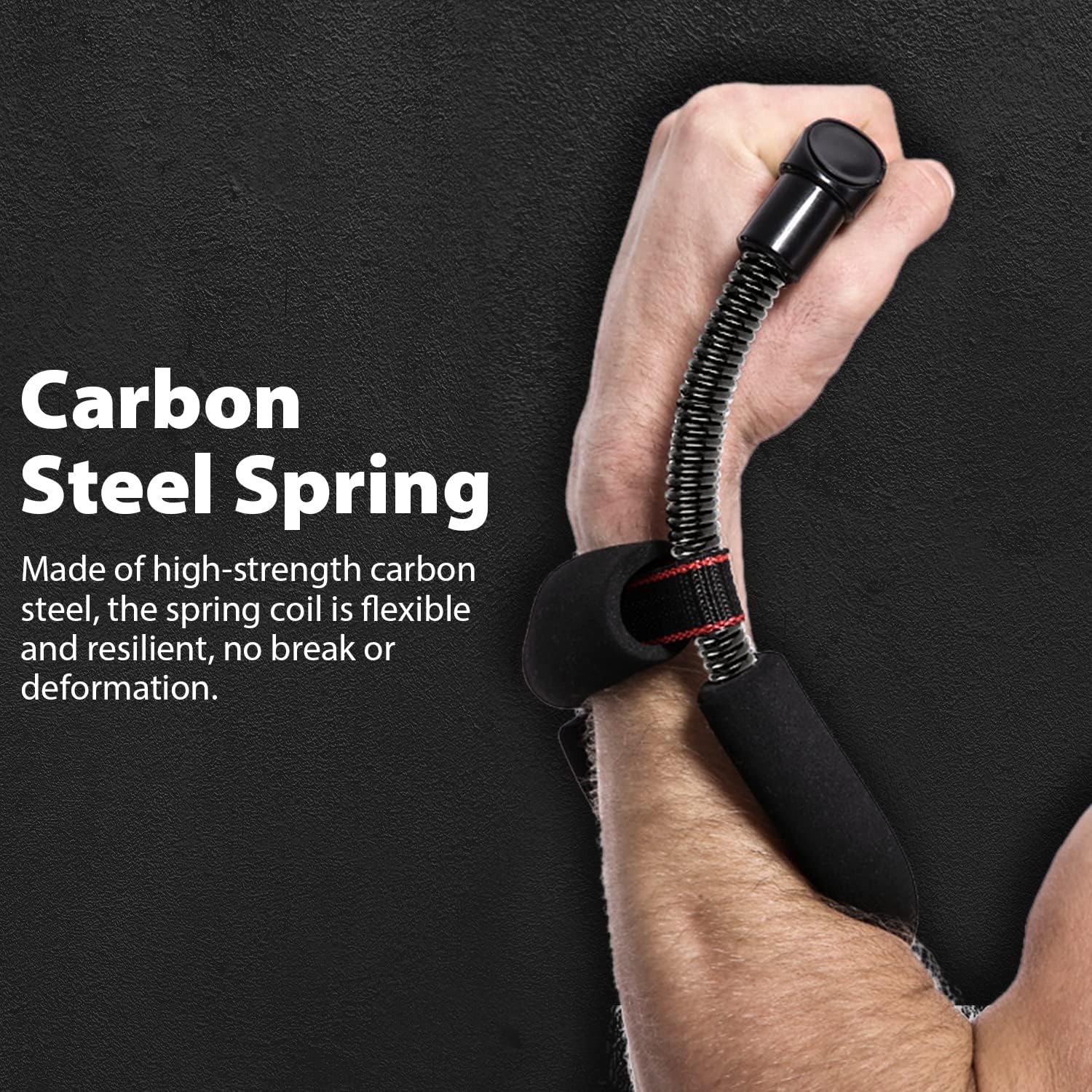Sportneer Forearm Strengthener - Adjustable Wrist Exerciser for Improved Grip Strength