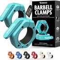 DMoose Fitness Barbell Clips 2 Inch - Quick Release Collars for Weightlifting