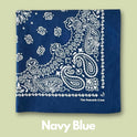 Peacock Crew Premium Soft Cotton Bandanas Paisley 22 x 22 inches