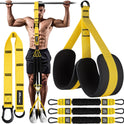 Pull Up Assist Bands with 3 Resistance Levels and Adjustable Comfort Foot Rest