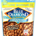 Blue Diamond Almonds Low Sodium Lightly Salted Snack Nuts, 16 Oz Resealable Bag (Pack of 1)