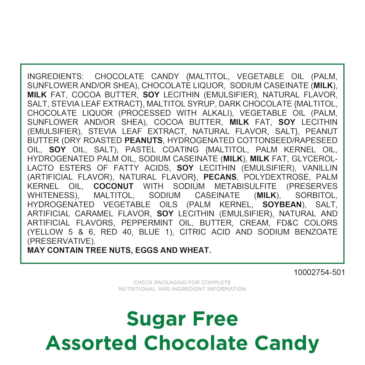 RUSSELL STOVER Sugar Free Assorted Chocolate Candy, 15.7 oz. bag