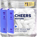 Cheers Restore | Supplement with DHM + L-Cysteine | Feel Better After Drinking & Support Your Liver | 12 Doses | Dihydromyricetin, Cysteine, Milk Thistle, Prickly Pear, B-Vitamins, Ginger
