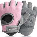 VINSGUIR Workout Gloves for Women & Men, Breathable, Grip Pads