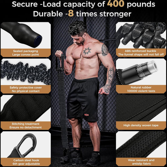 Innstar Heavy Duty Resistance Band for Pull Up Assist with Adjustable Resistance