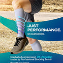Knee Length Compression Socks for Women and Men, 15-20mmHg