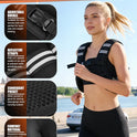 Henkelion Weighted Vest for Men, Women & Kids - Adjustable Weight Vest for Running, Training, Jogging, Walking