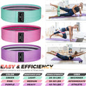 Renoj 3-Set Resistance Bands for Pilates, Yoga, Home Gym