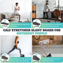 Slant Board for Calf Stretching, 5 Adjustable Angles, 480 lbs Capacity